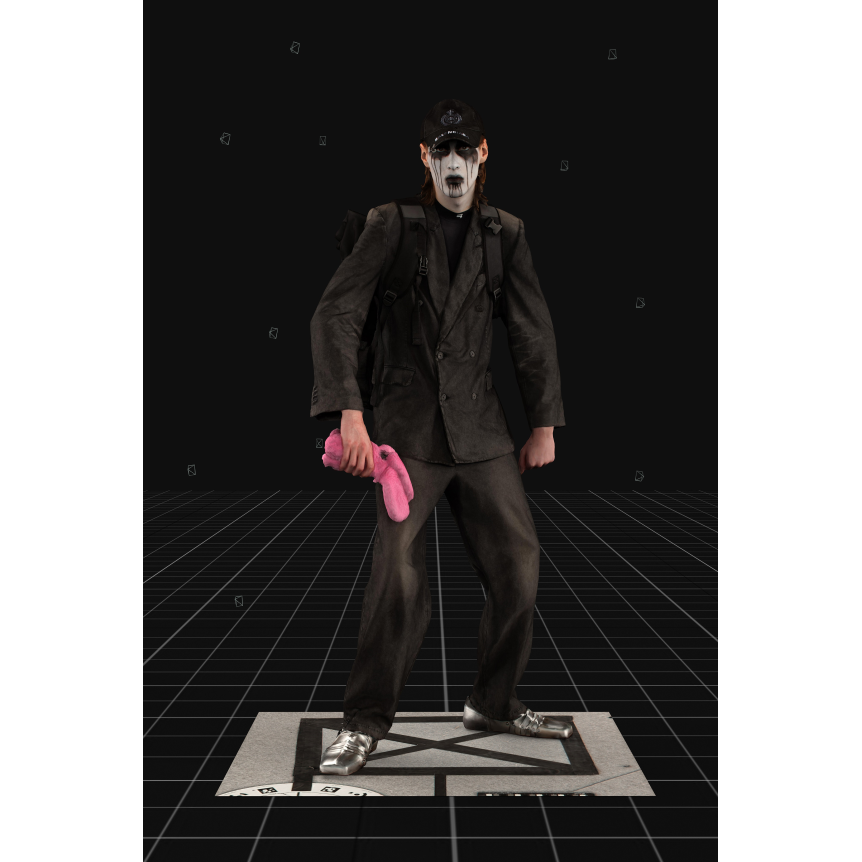 Veste croisée Unifit jersey vintage noir