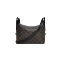 Sac porté épaule Harry cuir toile Triomphe marron noir bandoulière