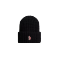 Bonnet oversize laine vierge noire logo Moncler Grenoble