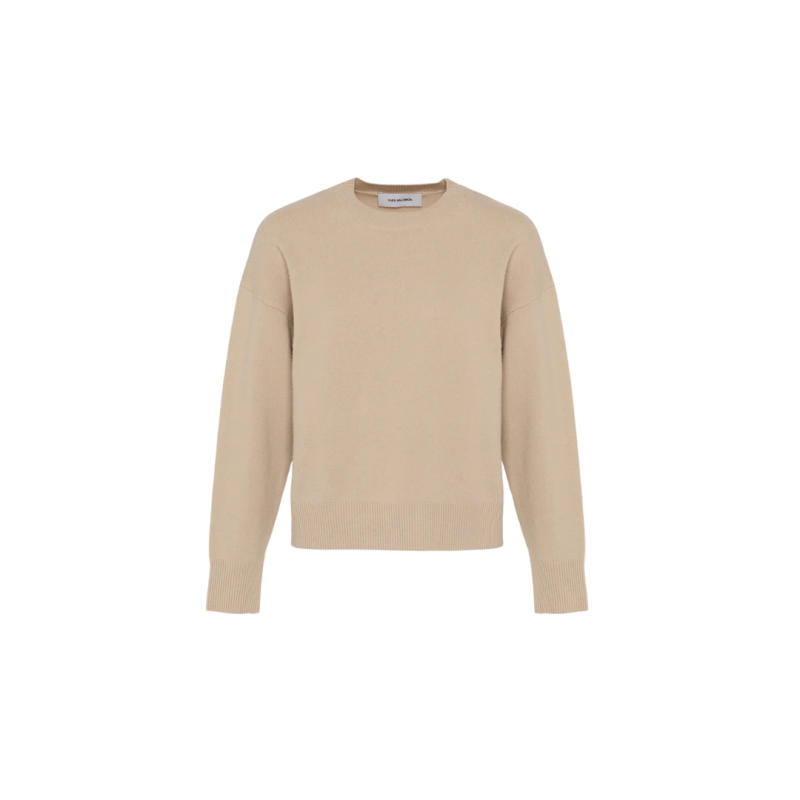Pull col rond maille laine...