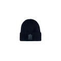 Bonnet Jude-MZ laine mérinos noir logo silicone