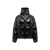 Doudoune courte à capuche Bahianinha Moncler x A$AP Rocky nylon noir brillant