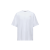 T-shirt col rond oversize Moncler x A$AP Rocky coton blanc logo