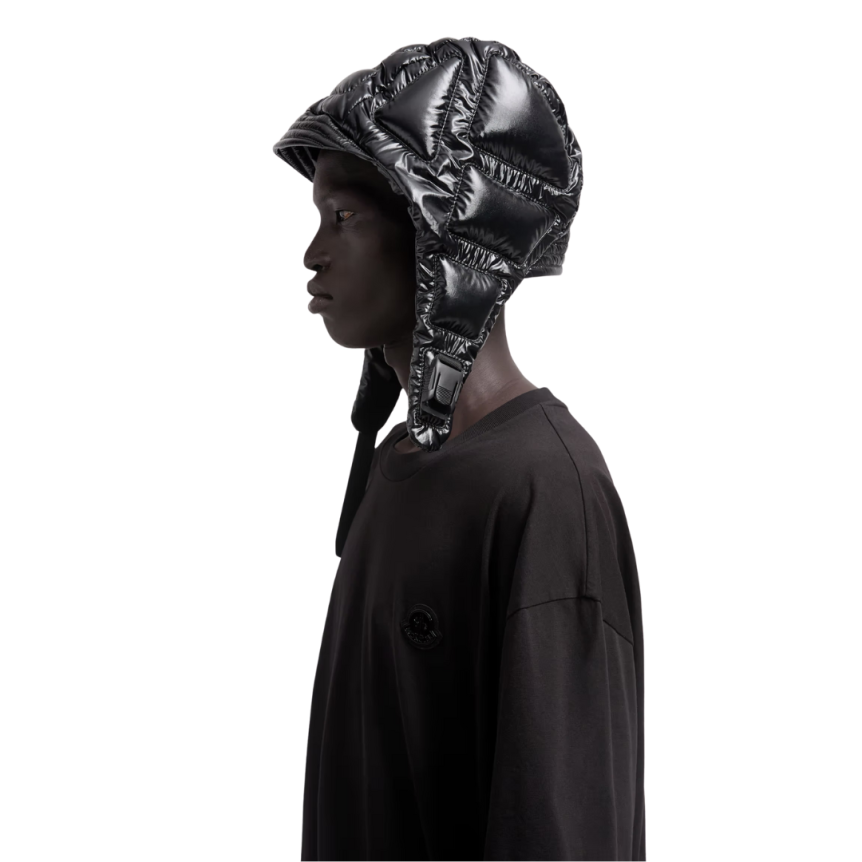 T-shirt col rond oversize Moncler x A$AP Rocky coton noir logo