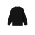 Sweat-shirt coton bio stretch noir logo noir Ghost Collection