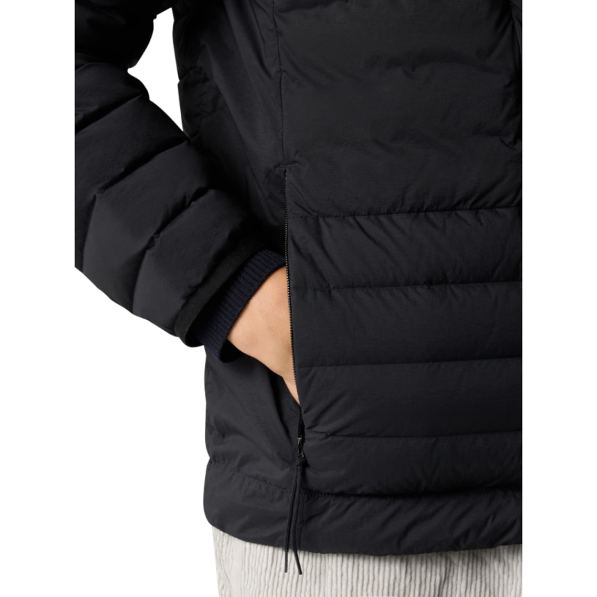 Doudoune Veste à capuche STONE ISLAND déperlante nylon léger recyclé noir