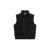Gilet sans manche doudoune nylon métal irisé ECONYL® noir