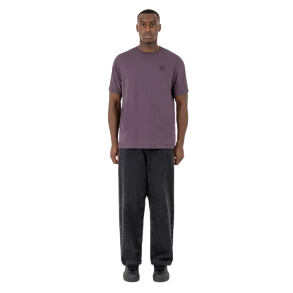 Pantalon Jean ST95 Volturno baggy coton denim noir délavé