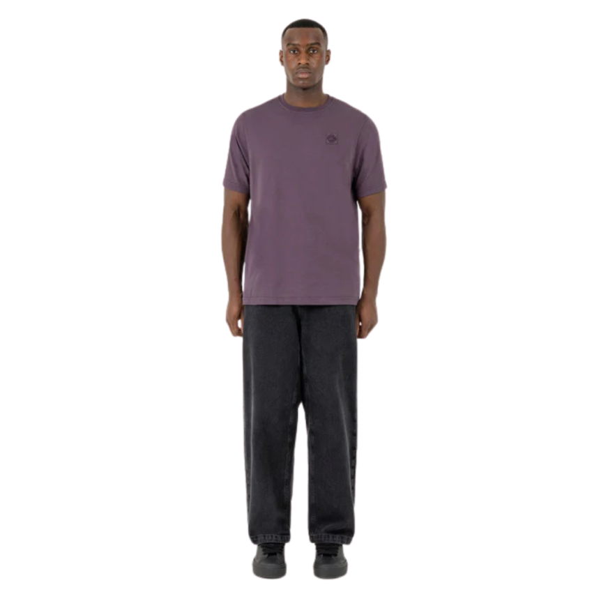 Pantalon Jean ST95 Volturno baggy coton denim noir délavé