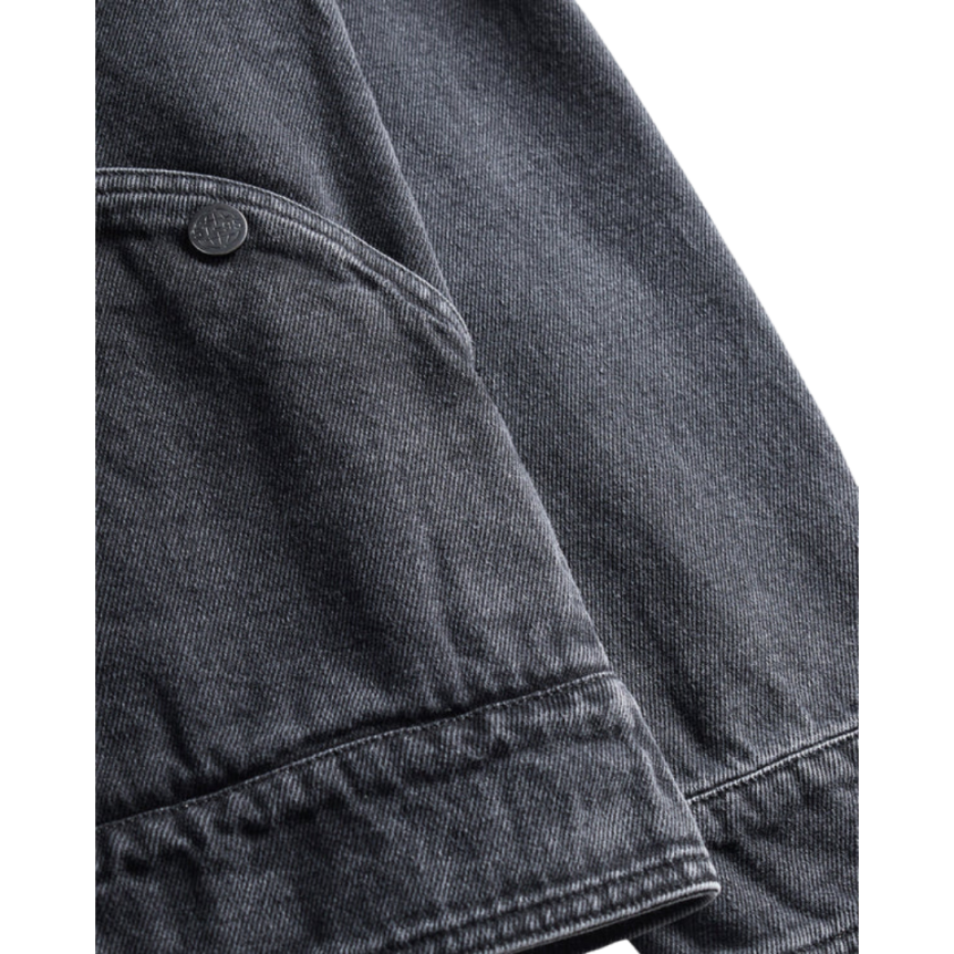 Veste Jean ST95 Ticino coton denim noir délavé