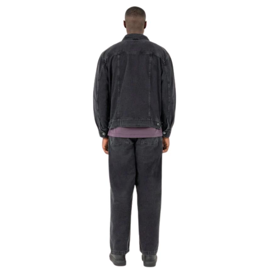 Veste Jean ST95 Ticino coton denim noir délavé