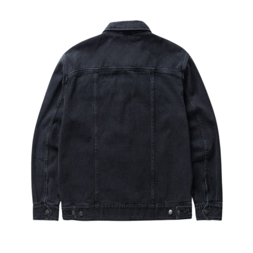 Veste Jean ST95 Ticino coton denim noir délavé