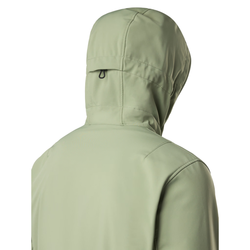 Blouson léger à capuche STONE ISLAND SOFT SHELL-R_e.dye® vert sauge