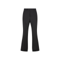 Pantalon évasé laine mélangée noir