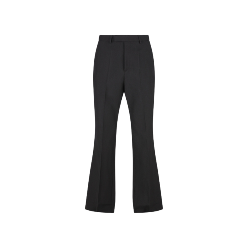 Pantalon VALENTINO évasé laine mélangée noir