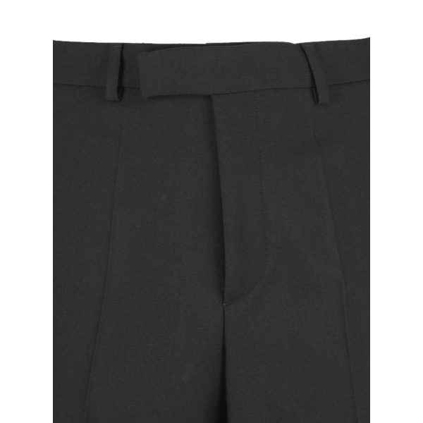 Pantalon VALENTINO évasé laine mélangée noir