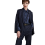 Veste de costume un bouton sergé laine cachemire bleu marine manche fendue