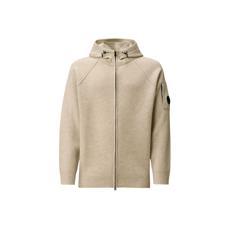 Cardigan zippé à capuche...