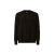 Pull col rond laine agneau nylon noir