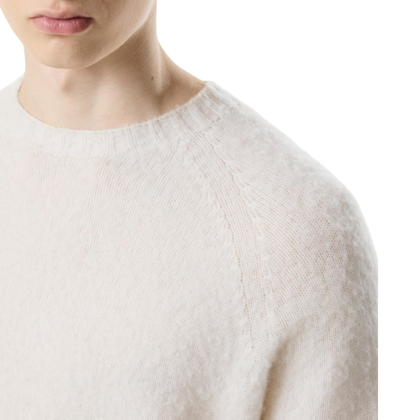 Pull col rond TOM FORD cachemire blanc