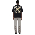 T-shirt coton noir logo Cloudy Arrow Skate