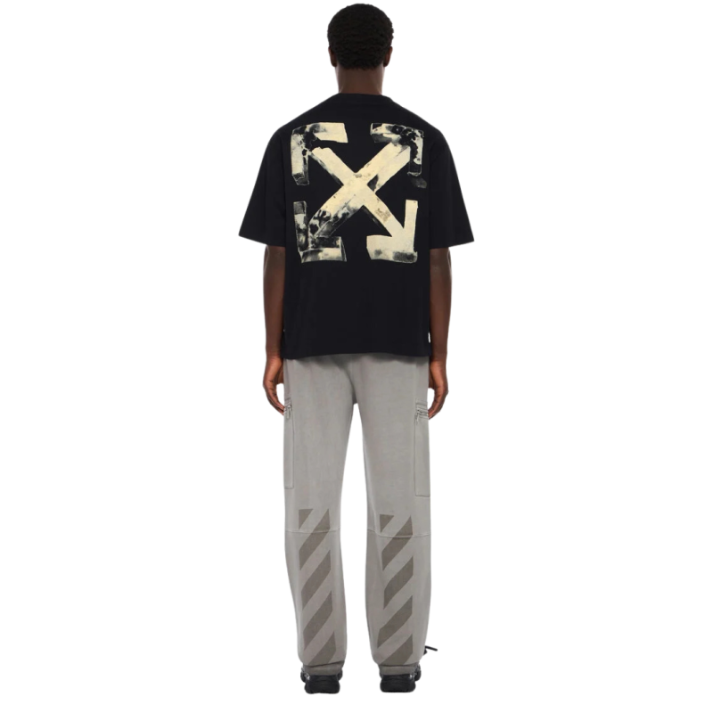 T-shirt coton noir logo...