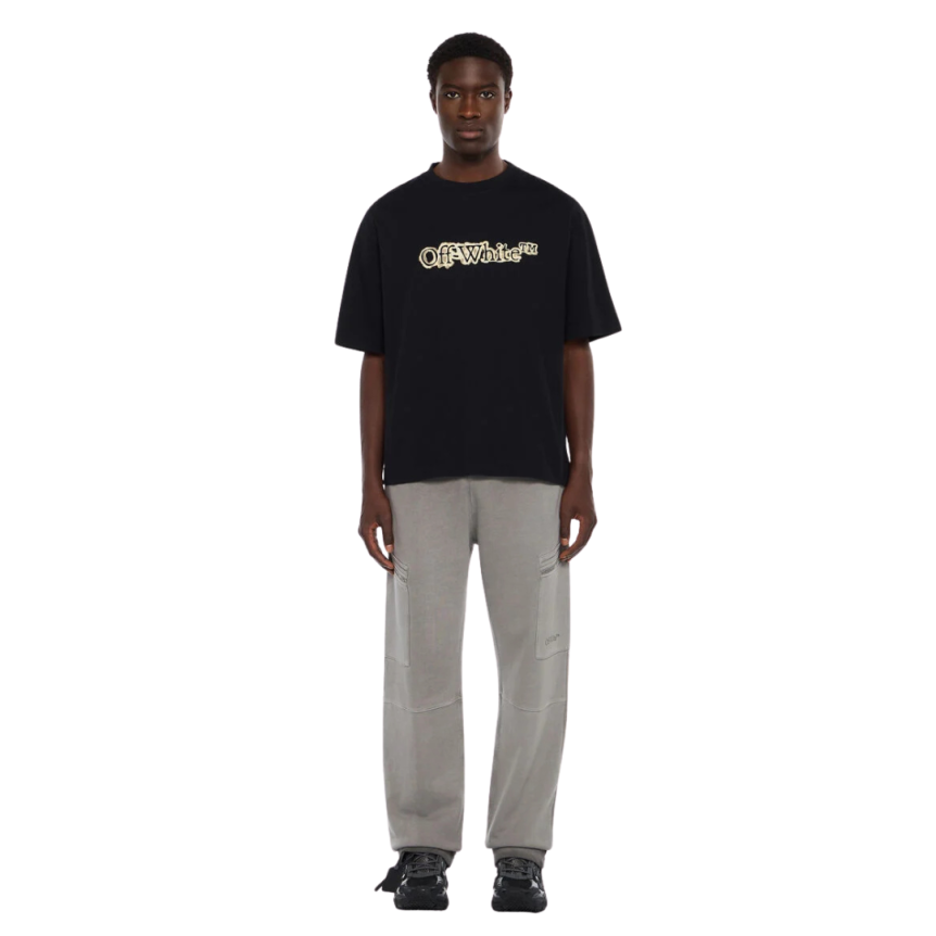 T-shirt OFF WHITE coton noir logo Cloudy Arrow Skate