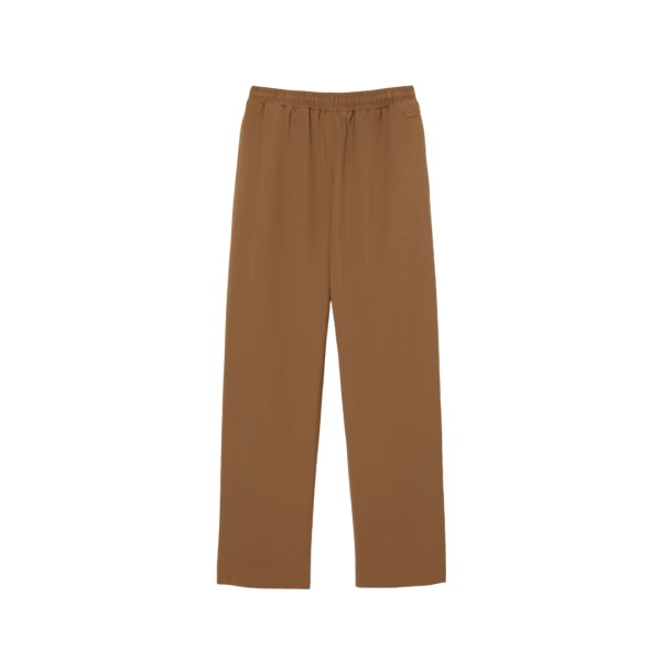 Pantalon de survêtement LACOSTE laine mélangée marron clair Défilé
