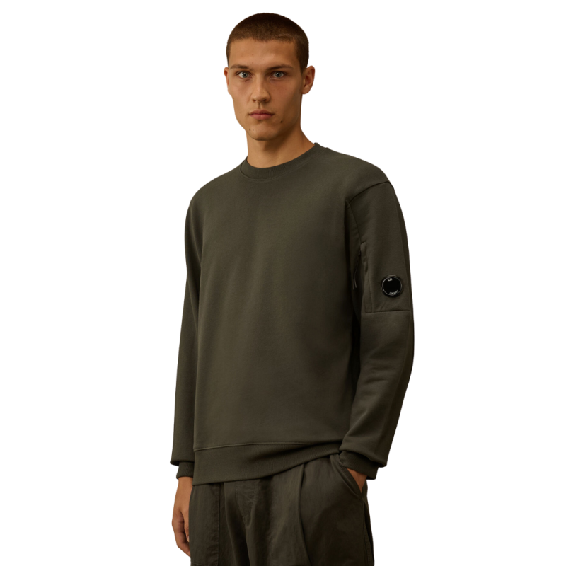 Sweat-shirt col rond coton...