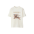 T-shirt Ryan coton écru crochet EDK cavalier Check beige