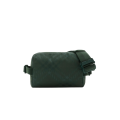 Sac Banane nylon check carreaux vert jacquard