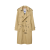 Trench mi-long Highbury gabardine coton beige doublure check