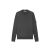 Pull col rond laine vierge gris anthracite logo Ghost