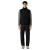 Gilet sans manche doudoune nylon fin noir col montant