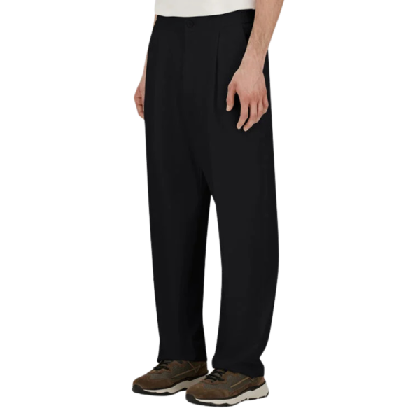 Pantalon pince HERNO nylon noir ceinture élastique cordon