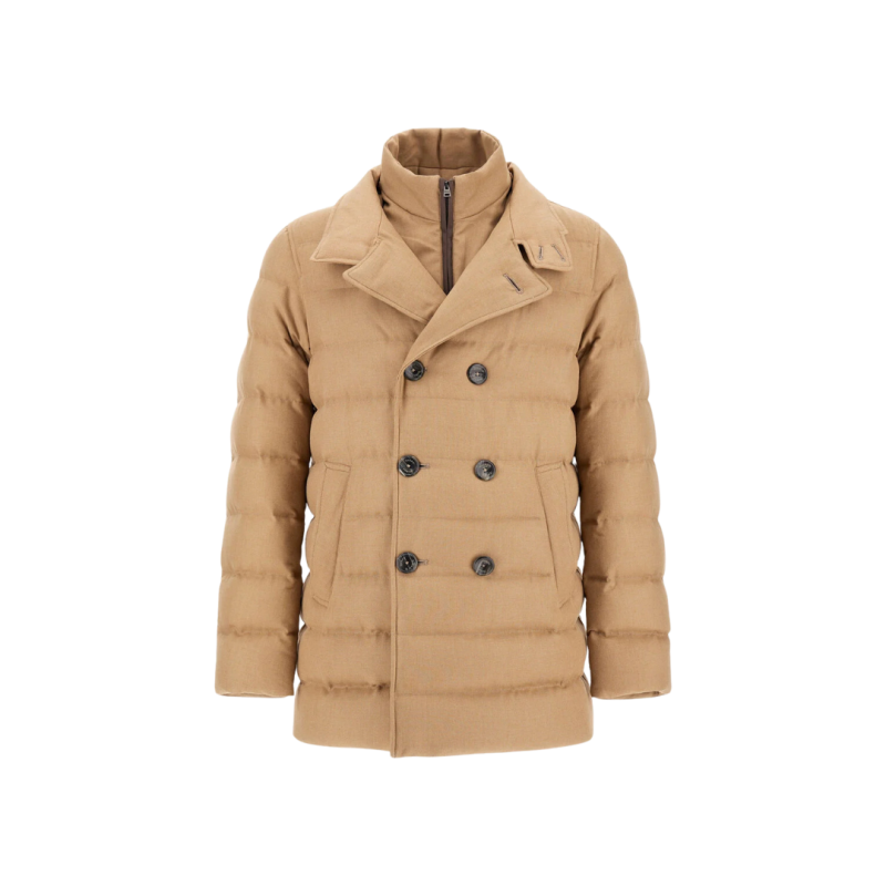 Caban croisé laine viscose...