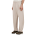 Pantalon twill nylon stretch écru beige ceinture élastique cordon