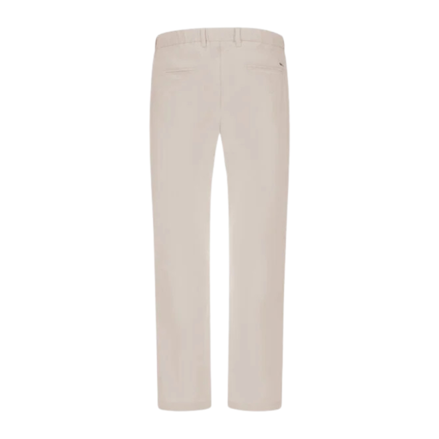 Pantalon HERNO twill nylon stretch écru beige ceinture élastique cordon