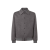 Blouson col chemise bouton pression laine flanelle gris anthracite FF relief