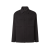 Veste col chemise boutonnée laine soie gris anthracite FF relief poche