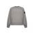 Sweat-shirt ras-du-cou oversize manches raglan coton gris