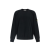 Sweat-shirt ras-du-cou oversize manches raglan coton noir