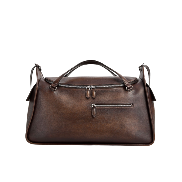 Sac de Voyage BERLUTI Périple Weekender Cuir marron