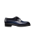 Chaussures derbies à lacets cuir bleu marine