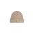 bonnet triomphe cachemire écossais beige logo ton sur ton