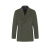 Veste Soffio à double boutonnage tissu double cachemire soie vert olive