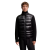 Cardigan zippé matelassé nylon laine noir Moncler Grenoble