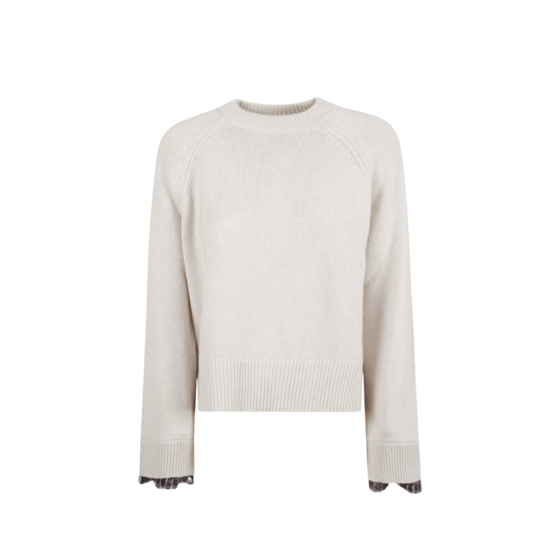 Pull col rond laine vierge...