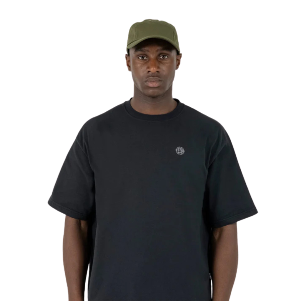 Casquette ST95 Nucleo 5 panneaux coton bio vert olive broderie logo