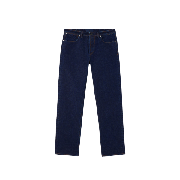 Jean Slim STONE ISLAND  cinq poches coton stretch bleu brut Denim Research